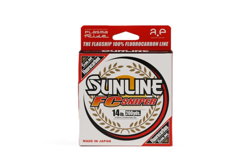 Sunline Super FC Sniper Fluorocarbon Fishing Line, 14 Pound 200 Yards, Natural Clear